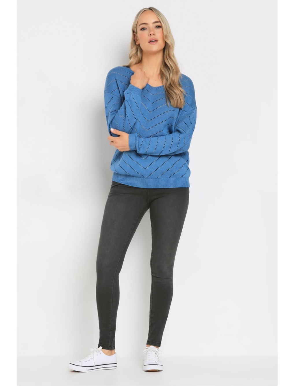 Long Tall Sally Gray Women's Skinny Jeans
